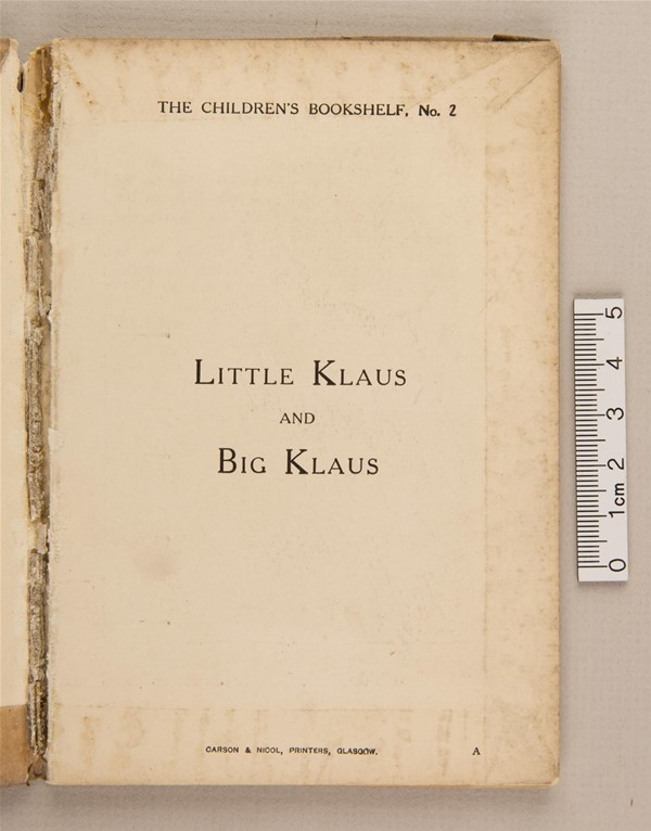 Bog: Little Klaus and Big Klaus. By Hans Andersen.Ill.:..., 1906 (Engelsk)